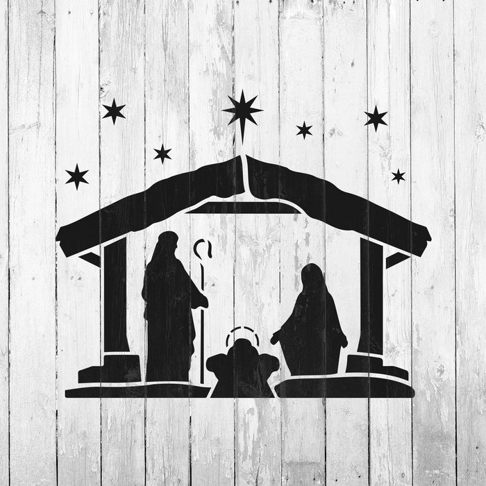 Wondrous Nativity Stencils - Stencil Revolution